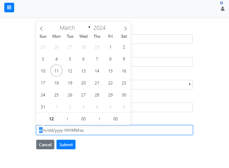 Input Mask and Date Picker